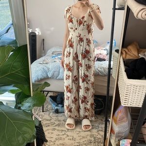 AE flower print jumpsuit